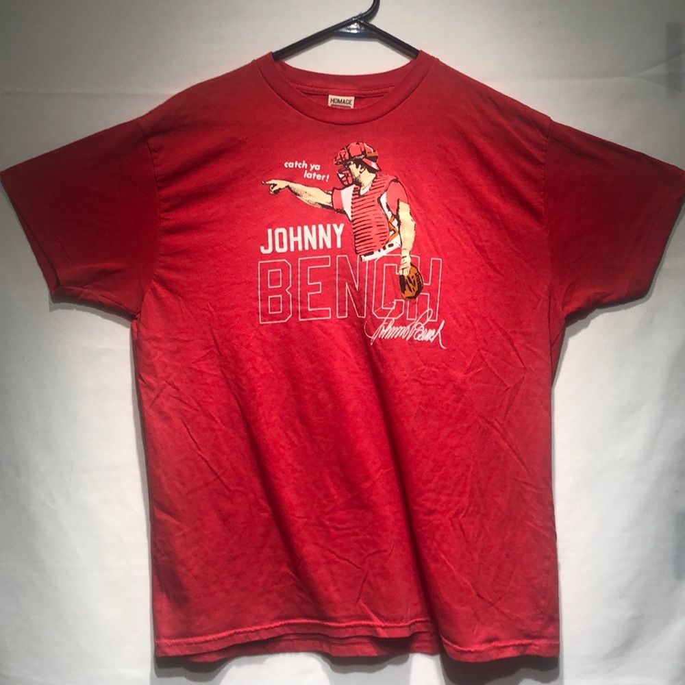 Homage Johnny Bench t shirt